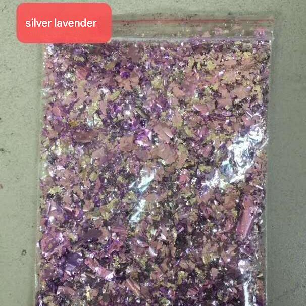 GoldenMaster Multicolor Broken Gold Foil Nail Art Resin Glue Decorated Broken Gold Foil Silver Foil - GoldenMaster