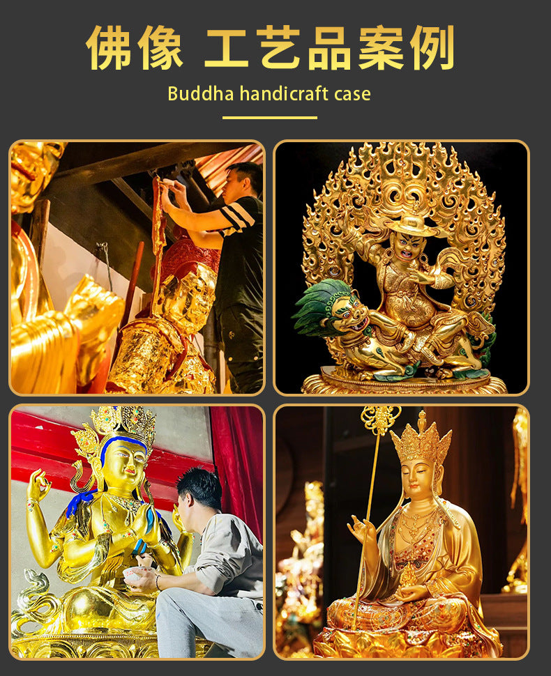 GoldenMaster Factory Gold foil notebook [24K Pure Gold Foil Paper] Gold Content 98% Gold, Large Factory Spot Gold Outdoor Gold Foil Paper - GoldenMaster