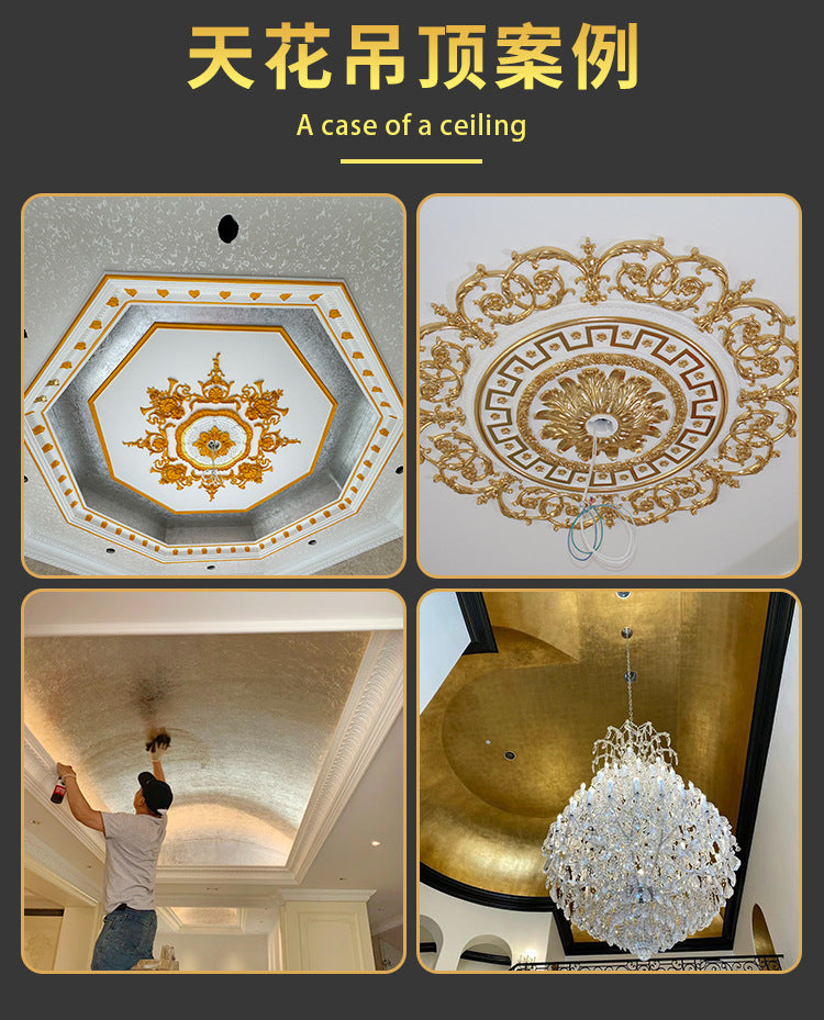 GoldenMaster manufacturers wholesale gold foil glue paste long-lasting fast drying anti-oxidation odorless easy to stick real gold glue - GoldenMaster