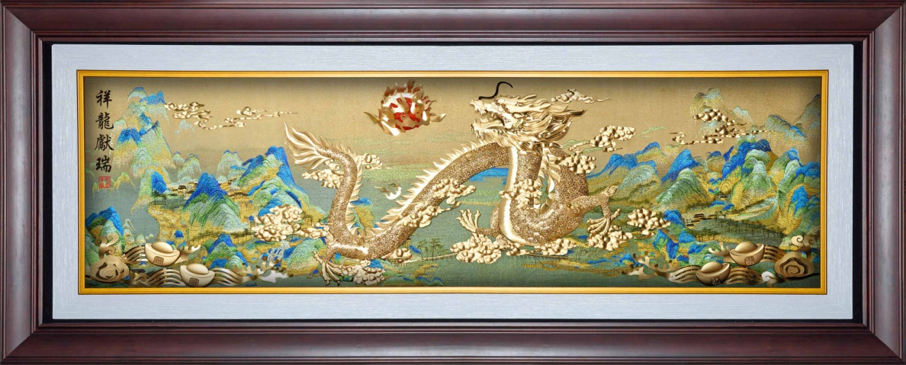 GoldenMaster 24K Gold Foil Painting Colorful Gold Embroidery Series Global Customization - GoldenMaster