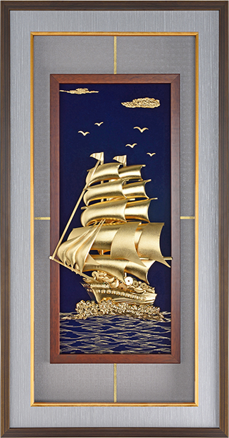 GoldenMaster 24K gold foil painting gilded series, global customization - GoldenMaster
