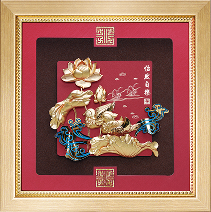24K Gold Foil Painting Peace Series - GoldenMaster