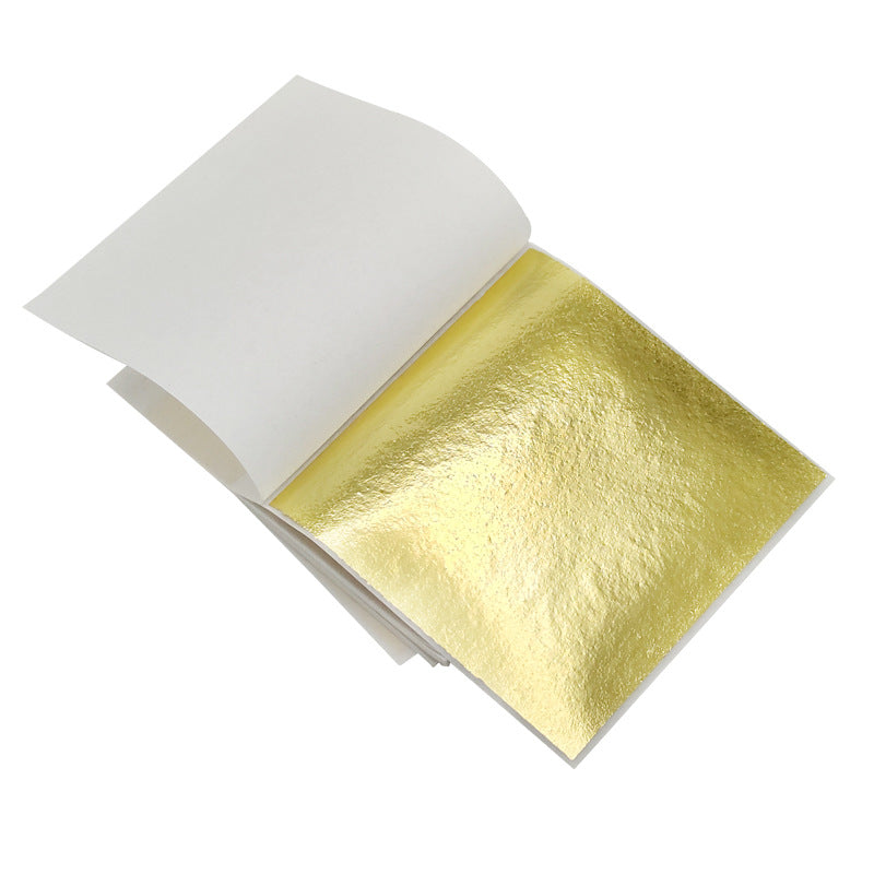 Golden Master Gold Foil Factory Direct Sales Bulk Gold Foil Paper Gold Foil 9CM Taiwan Gold Gold Foil Nail Art Raw Material Silver Foil - GoldenMaster