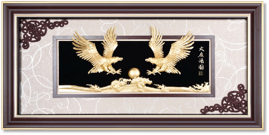 GoldenMaster 24K 3D Gold Foil Painting Zen Style Series - GoldenMaster
