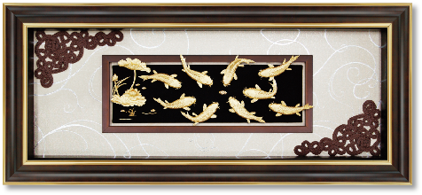 GoldenMaster 24K 3D Gold Foil Painting Zen Style Series - GoldenMaster