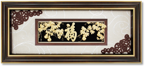 GoldenMaster 24K 3D Gold Foil Painting Zen Style Series - GoldenMaster