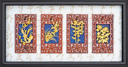 GoldenMaster 24K 3D Gold Foil Painting Zen Style Series - GoldenMaster