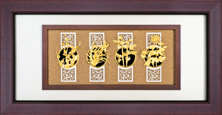GoldenMaster 24K 3D Gold Foil Painting Zen Style Series - GoldenMaster