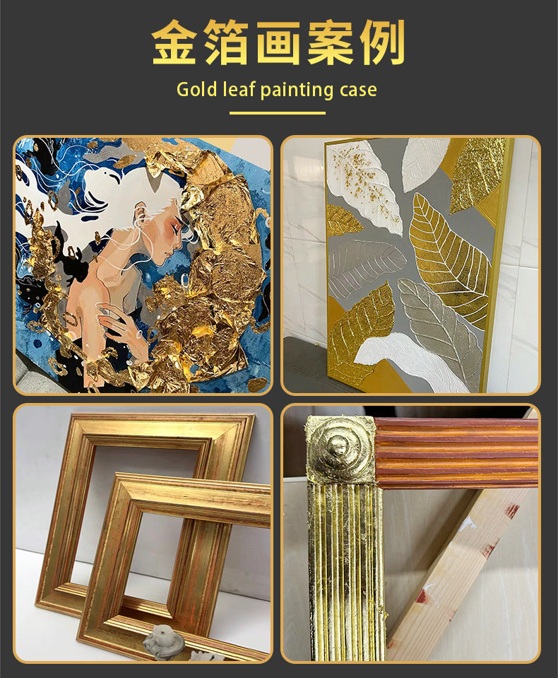 GoldenMaster manufacturers supply 16*16cm authentic high-quality gold foil 2.0/2.5 color unlined gold foil paper, silver foil paper - GoldenMaster