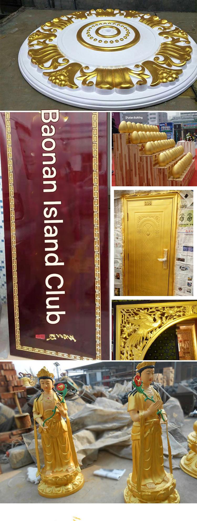 GoldenMaster 24K imitation gold foil powder sunshine gold powder flash gold and silver foil repair gold foil powder furniture craft - GoldenMaster