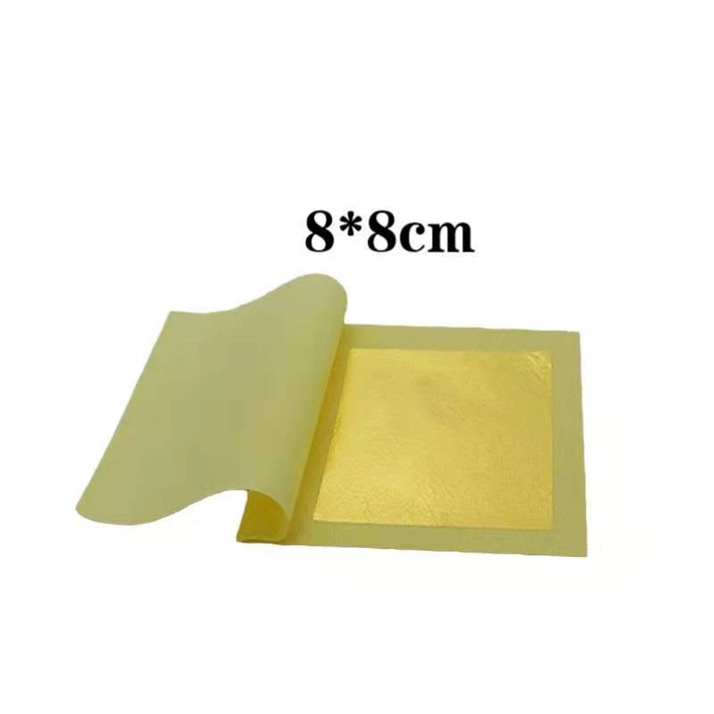GoldenMaster 24k pure gold leaf gold foil various craft Buddha statue decoration cosmetics skin care nail packaging decoration crafts multi-specification gold foil - GoldenMaster