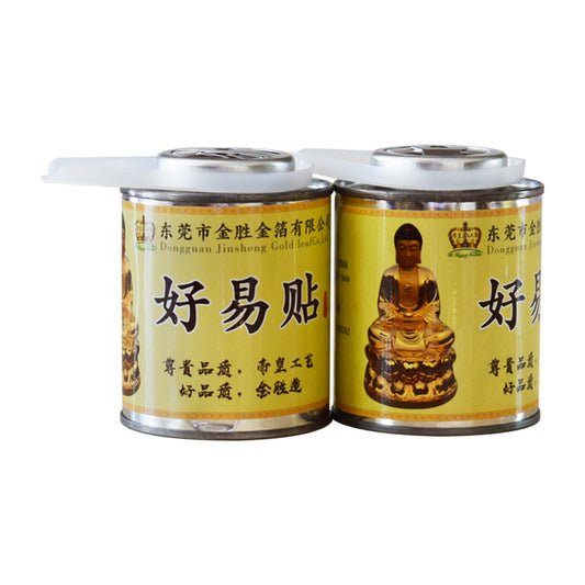 GoldenMaster manufacturers wholesale gold foil glue paste long-lasting fast drying anti-oxidation odorless easy to stick real gold glue - GoldenMaster